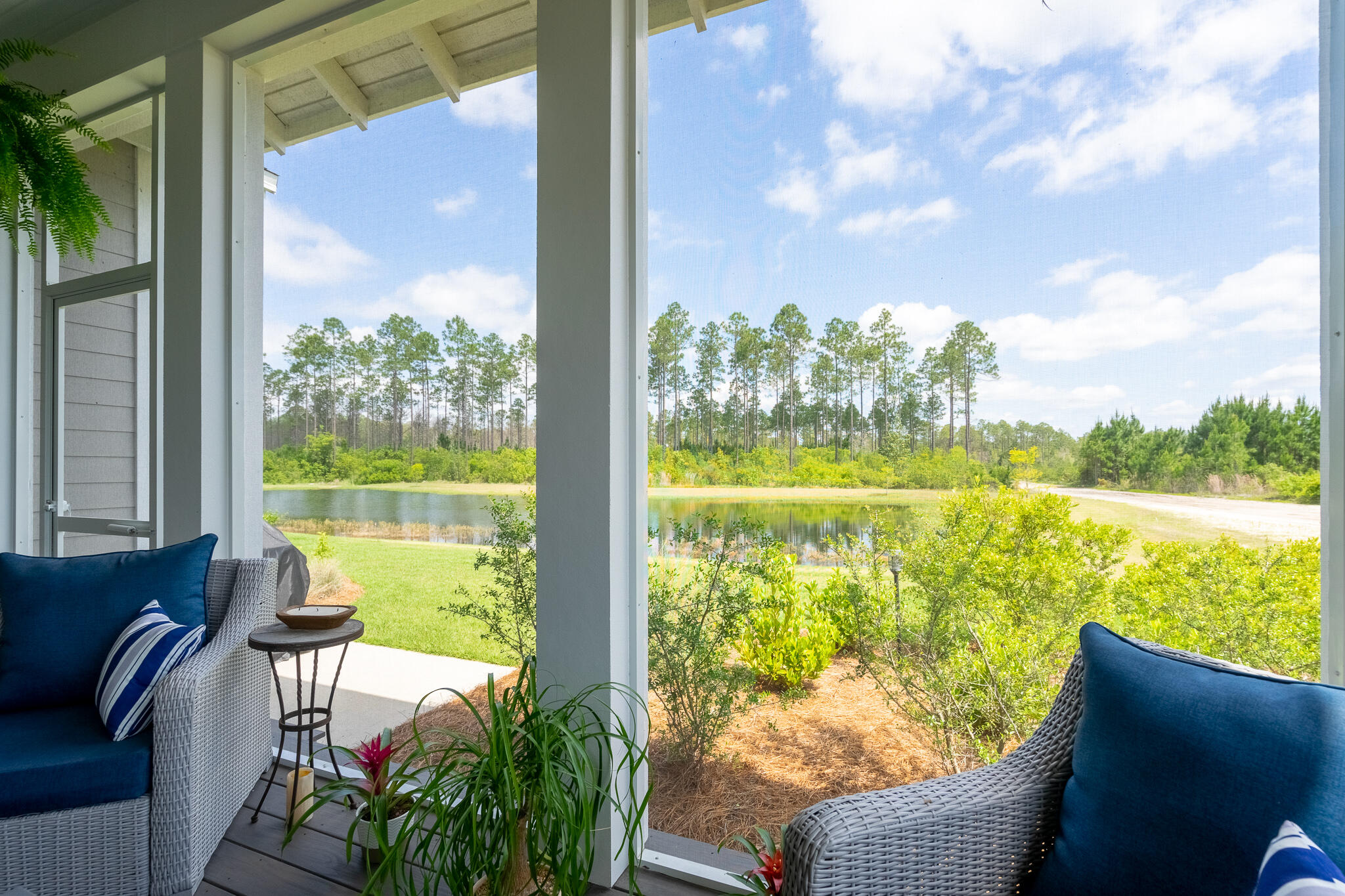 357 Sidecamp Rd Inlet Beach Inlet Beach, FL 32461 - Photo 7 of 21 a view of a balcony with lake view and a ocean view