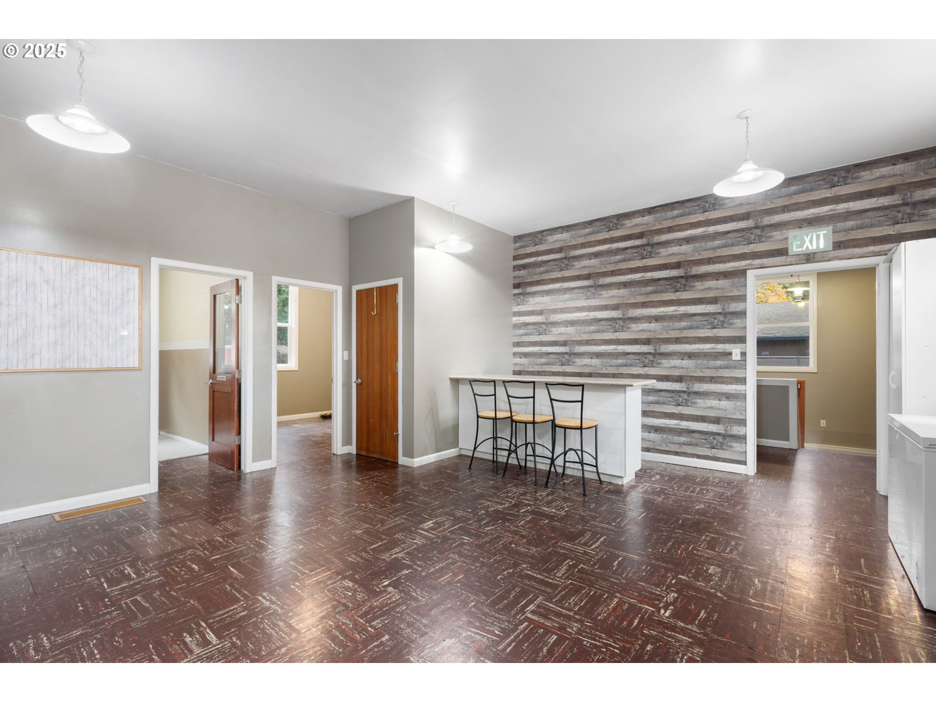 13047 Southeast Ramona Street Portland, OR 97236 - Photo 18 of 48 a view interior of a house with wooden floor