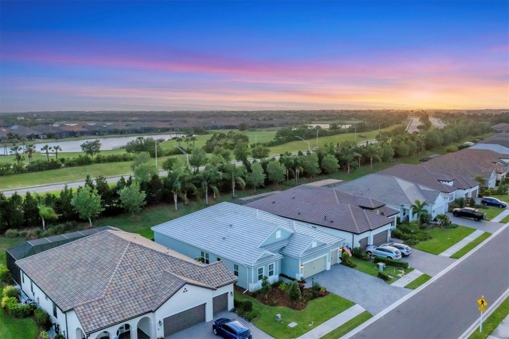 13306 Deep Blue Place Bradenton, FL 34211 - Photo 57 of 73 an aerial view of a house with a garden