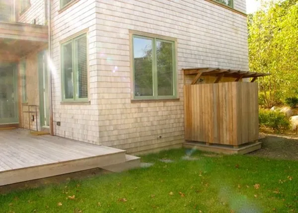 a view of front door of house