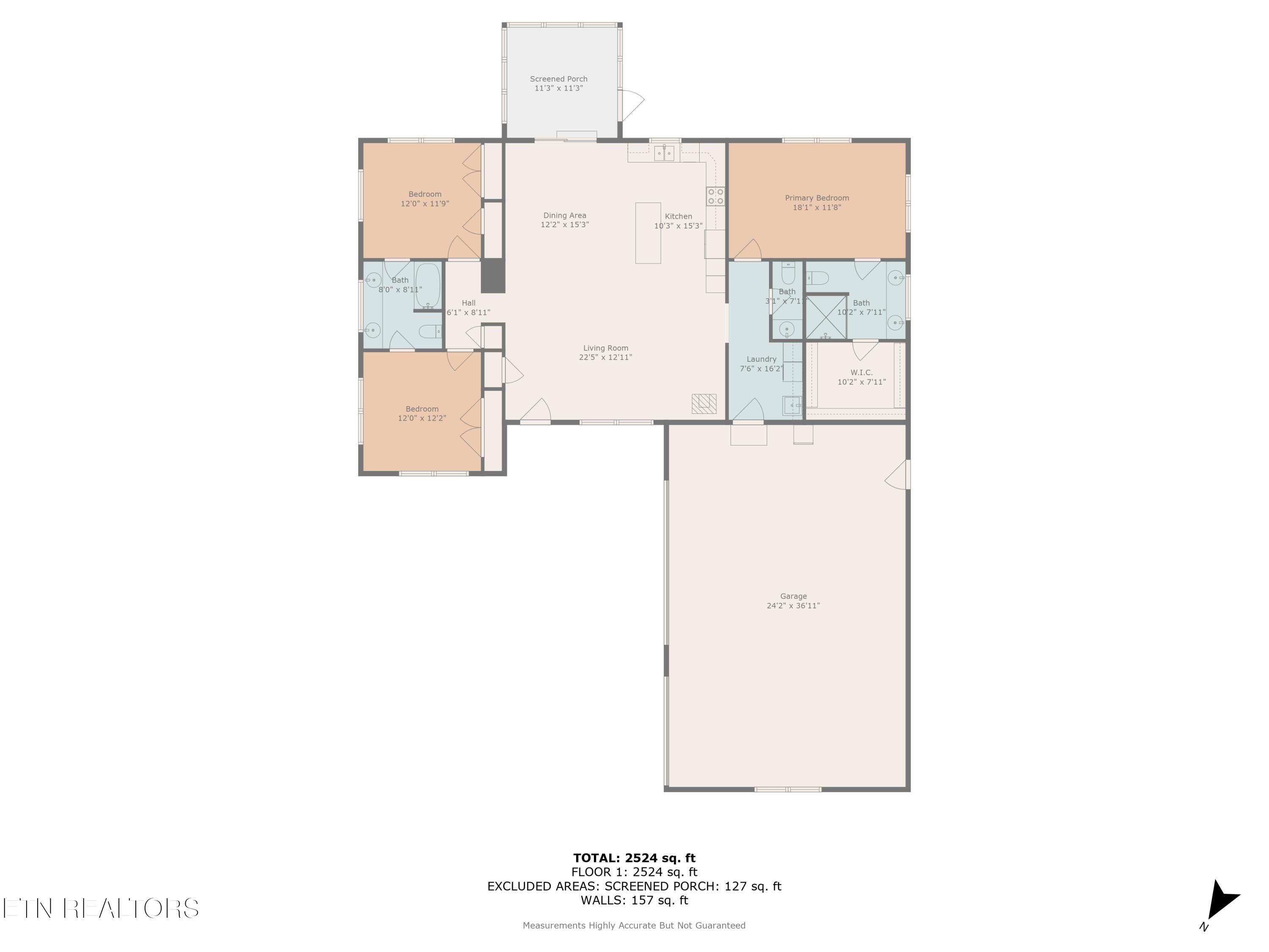 1432 Sawmill Road Crossville, TN 38555 - Photo 54 of 54 Floorplan