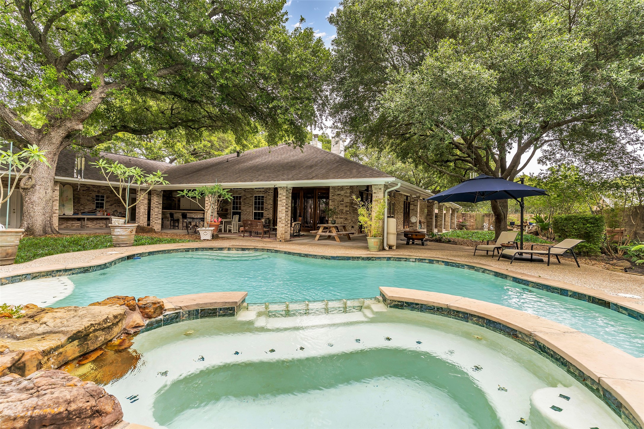 3519 Singleton Road Baytown, TX 77521 - Photo 1 of 42 pool w/ hot tub