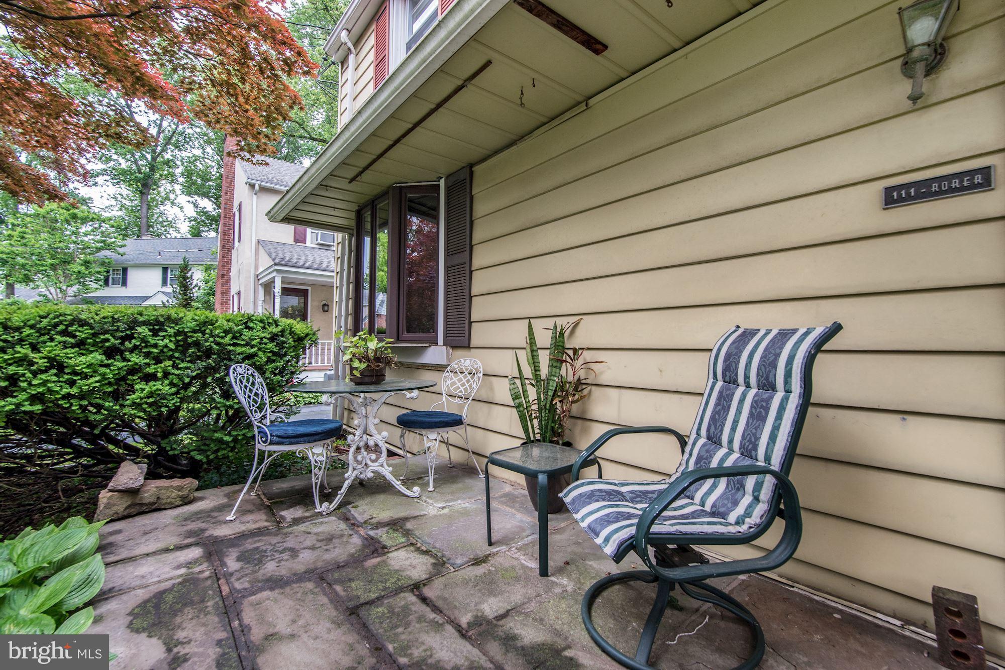 111 Rorer Street Glenside, PA 19038 - Photo 3 of 27 Inviting flagstone front porch