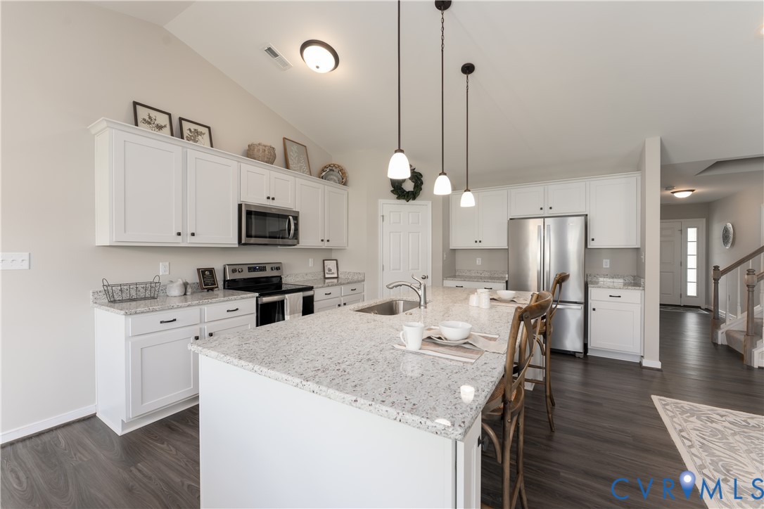 140 Wendenburg Court, Unit F6 Aylett, VA 23009 - Photo 17 of 33 Kitchen featuring stainless steel appliances, a ki