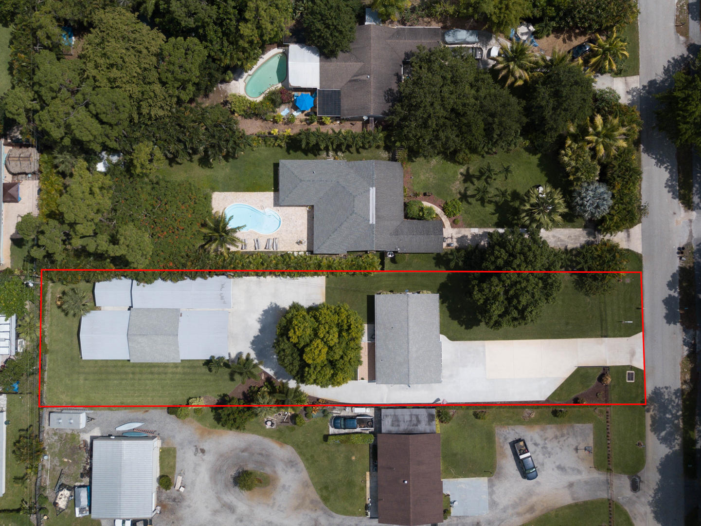 5547 3rd Road Lake Worth, FL 33467 - Photo 22 of 34 an aerial view of a house with outdoor space