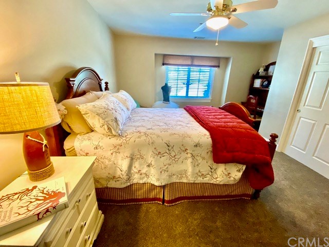1010 Black Oaks Drive Lake Arrowhead, CA 92352 - Photo 38 of 52 a bed sitting in a bedroom next to a window