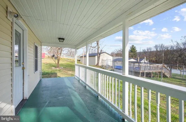a view of railway station from a balcony