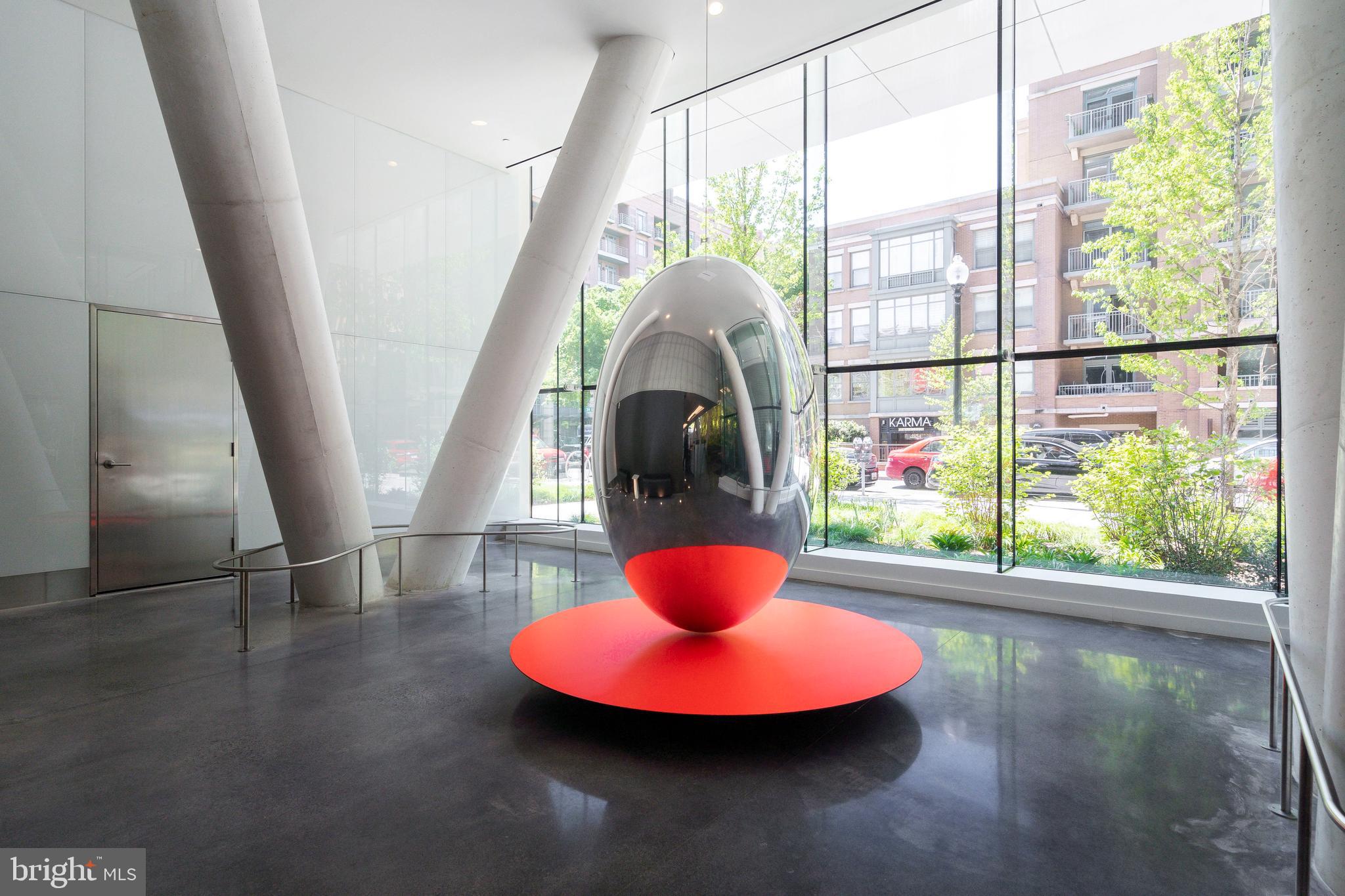 1111 24th Street Northwest, Unit 58 Washington, DC 20037 - Photo 3 of 15 Lobby art