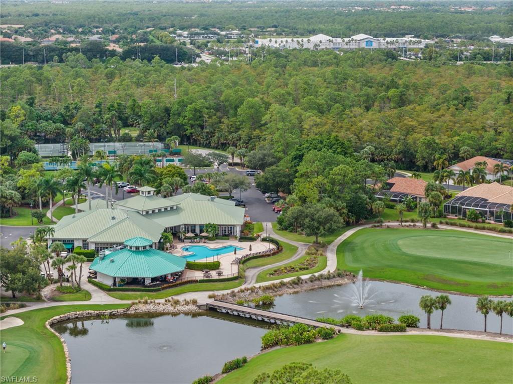 3653 Periwinkle Way Naples, FL 34114 - Photo 44 of 49 Aerial view of a large body of water and a local golf course