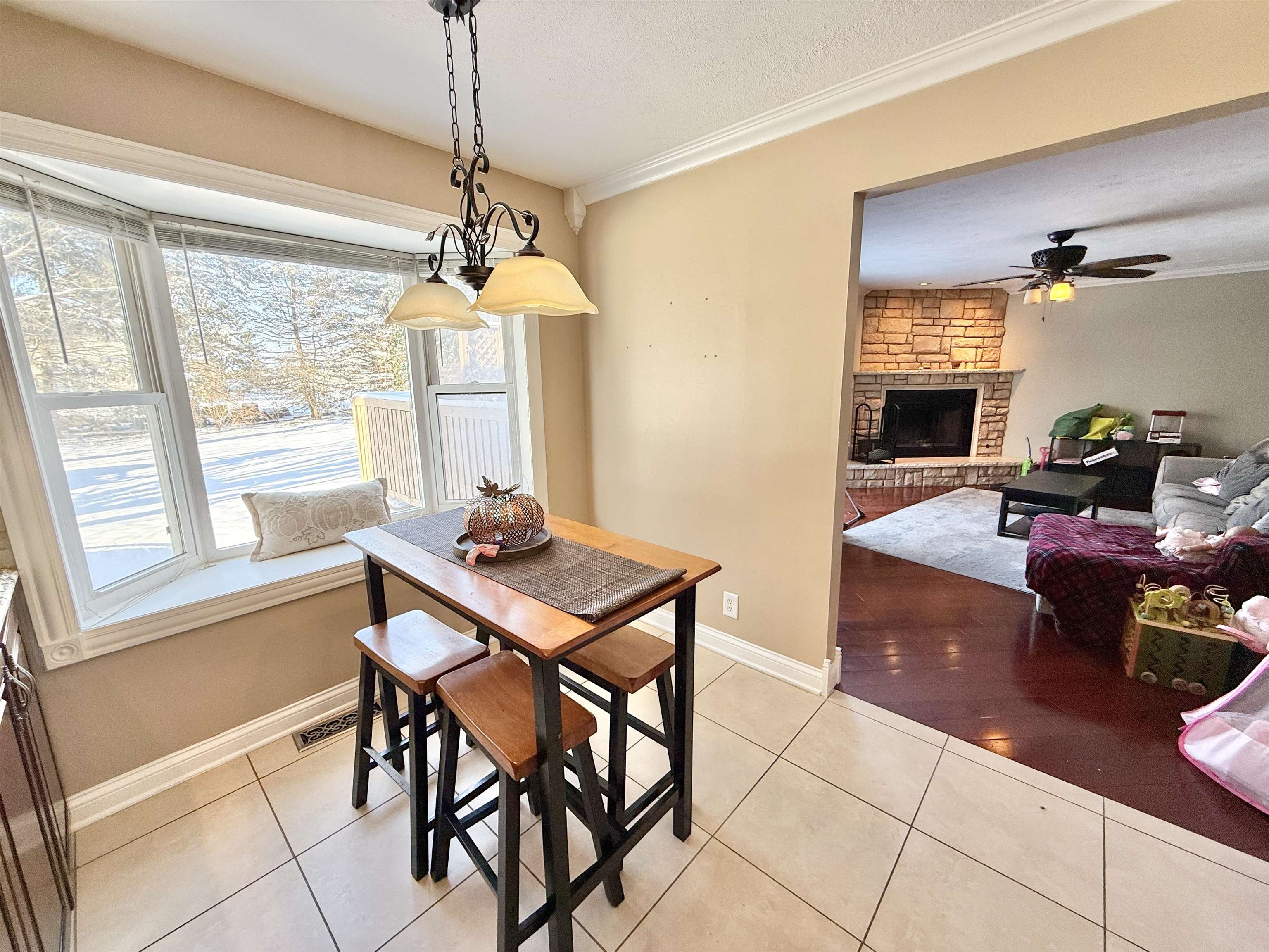 120 Lamplighter Loop Southeast Poplar Grove, IL 61065 - Photo 16 of 30 a view of a dining room with furniture window and outside view