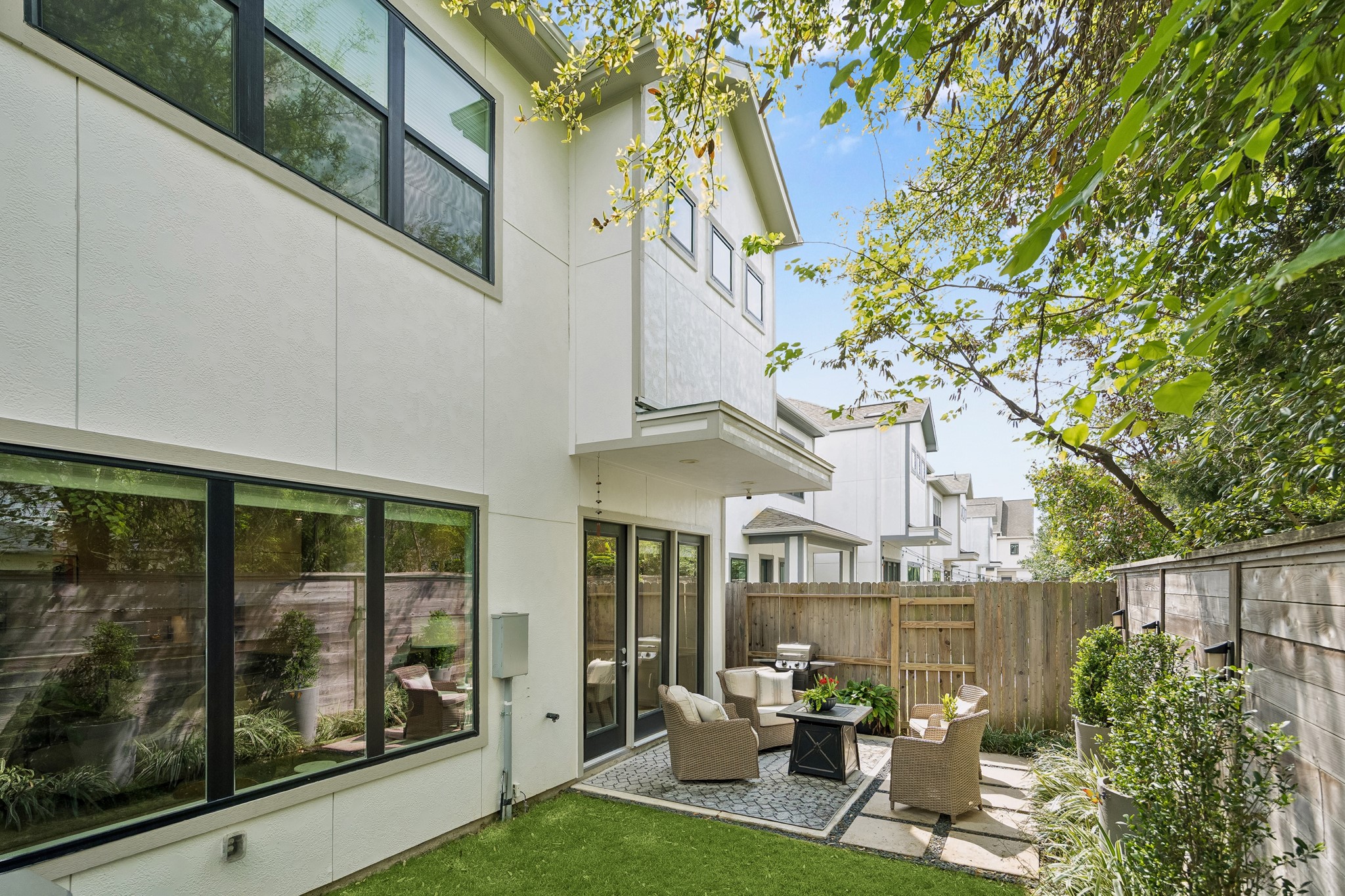 1747 Ojeman Point Lane Houston, TX 77055 - Photo 23 of 24 Another view of the backyard.