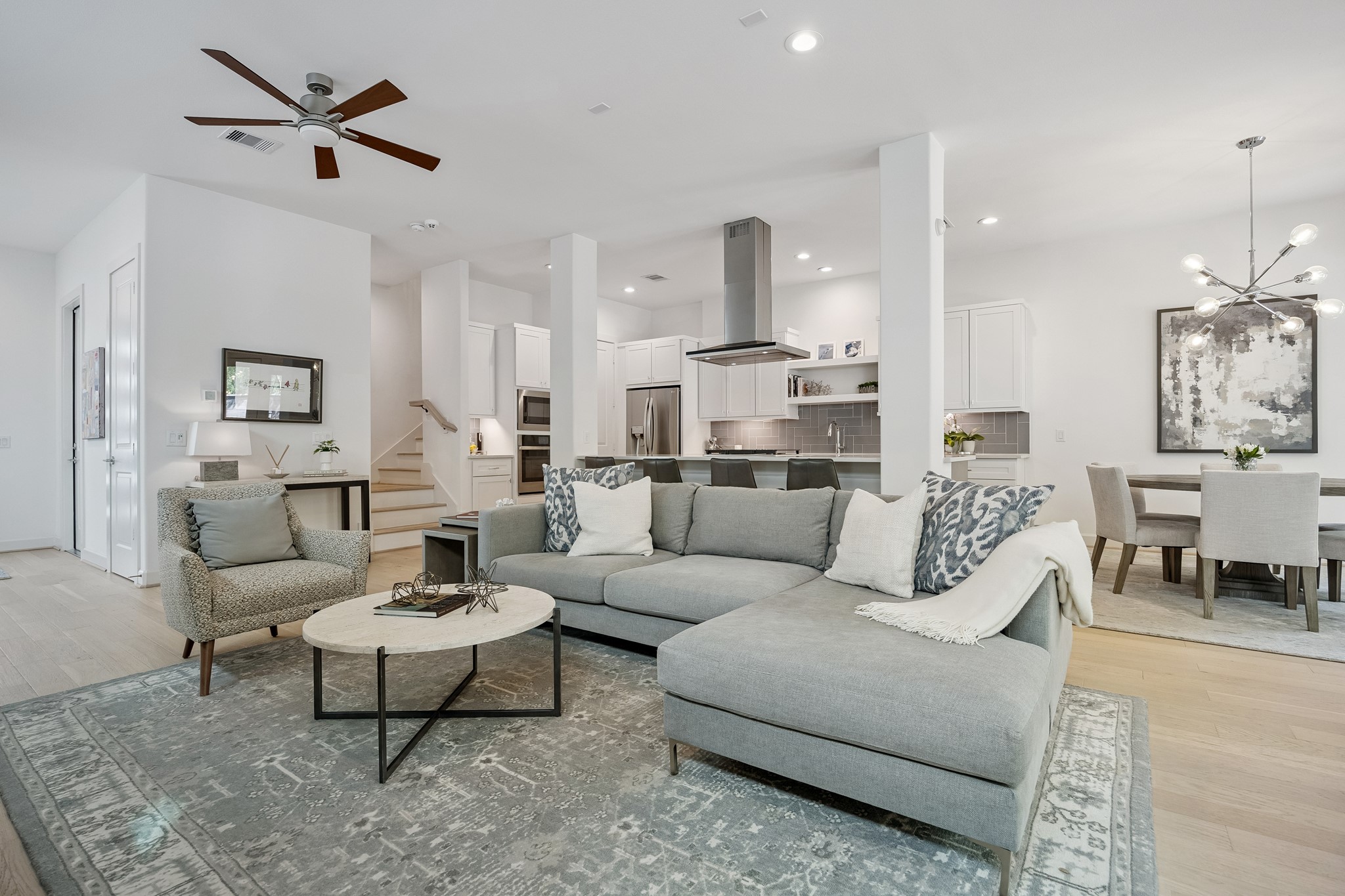 1747 Ojeman Point Lane Houston, TX 77055 - Photo 7 of 24 Another view of the living room.