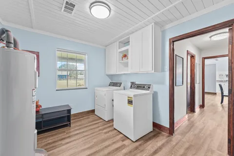 a view of outdoor space with seating space