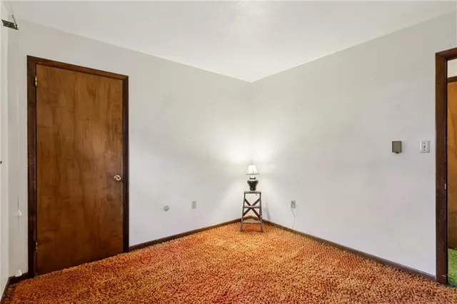 a view of empty room