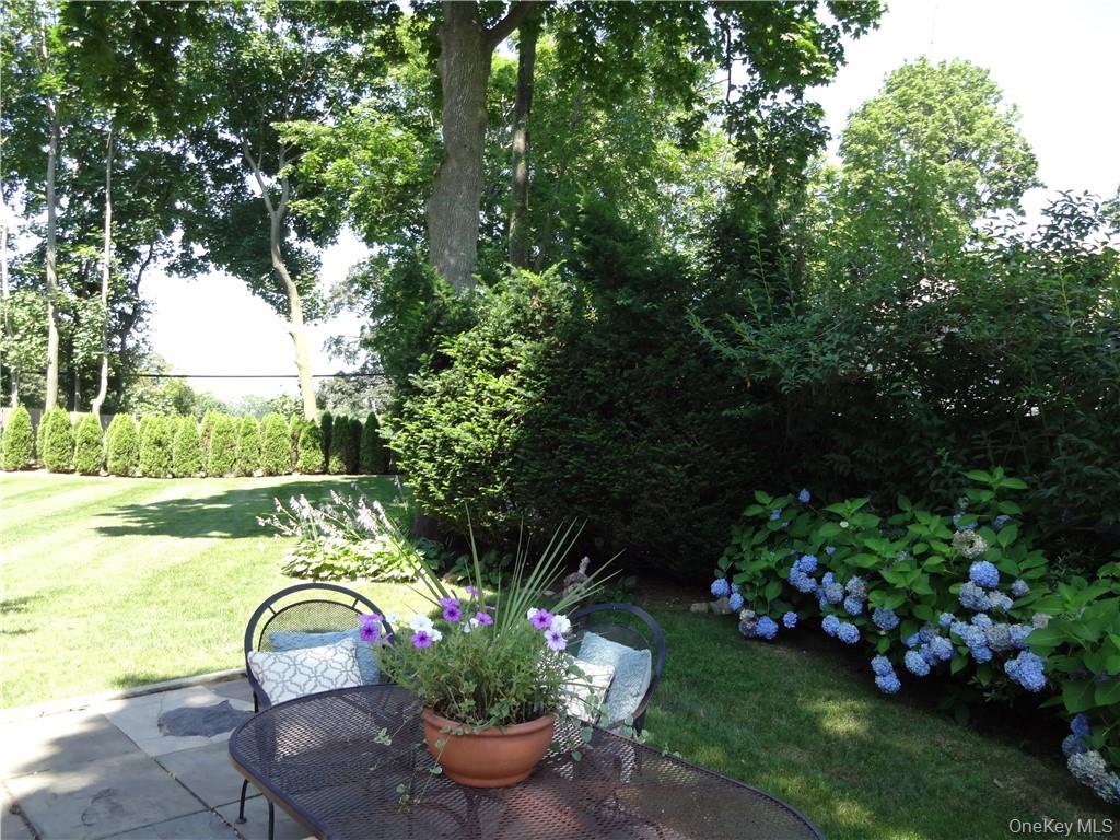 9 Franklin Avenue Rye, NY 10580 - Photo 32 of 35 a view of yard with outdoor seating and green space