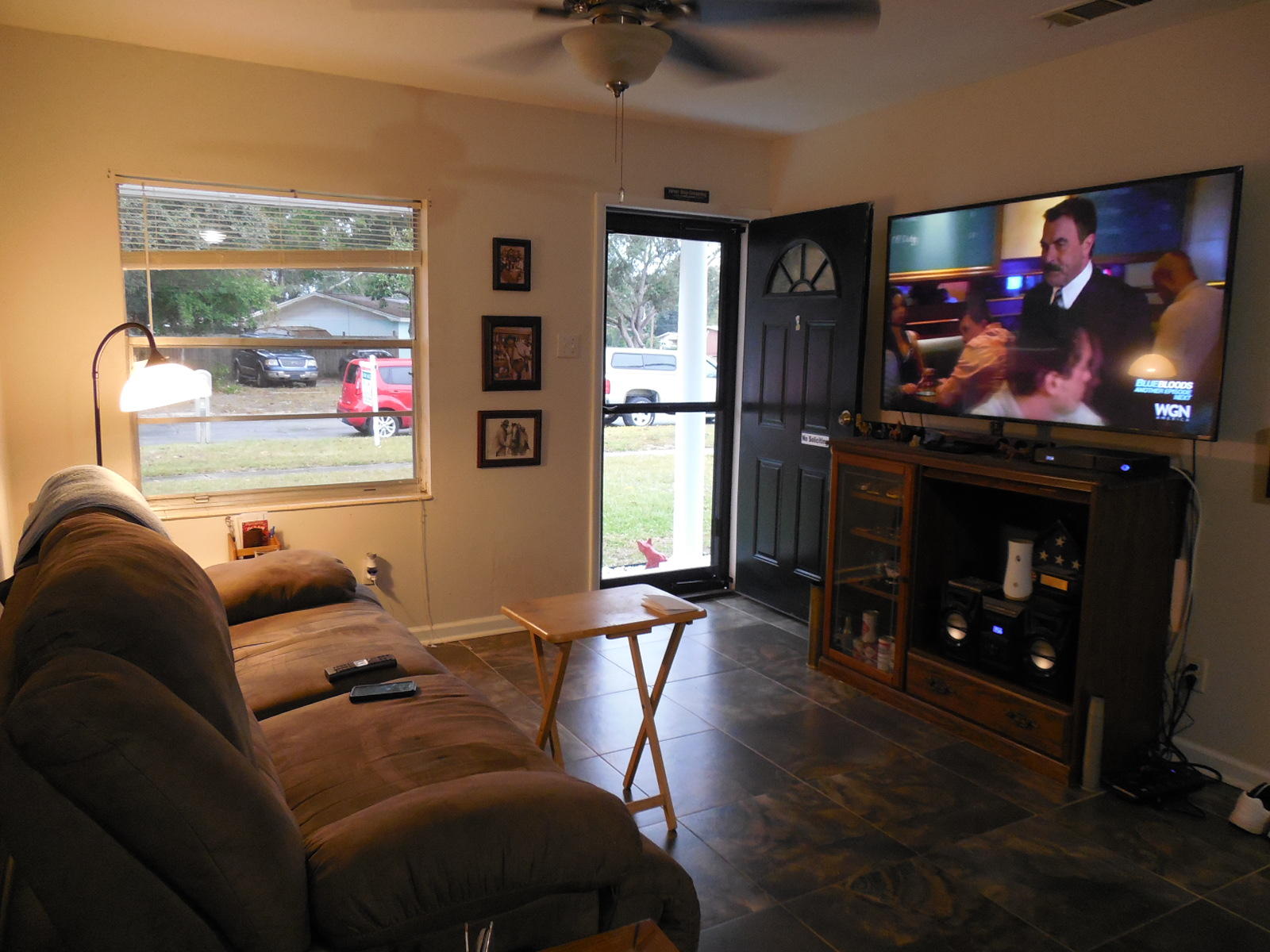 419 Marlowe Drive Fort Walton Beach, FL 32547 - Photo 7 of 12 a living room with furniture and a flat screen tv