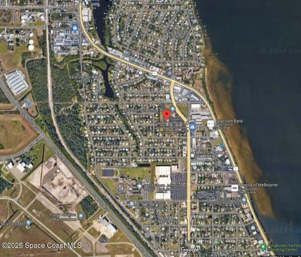 330 Babcock Street Melbourne, FL 32935 - Photo 6 of 6 Wide 1 Aerial