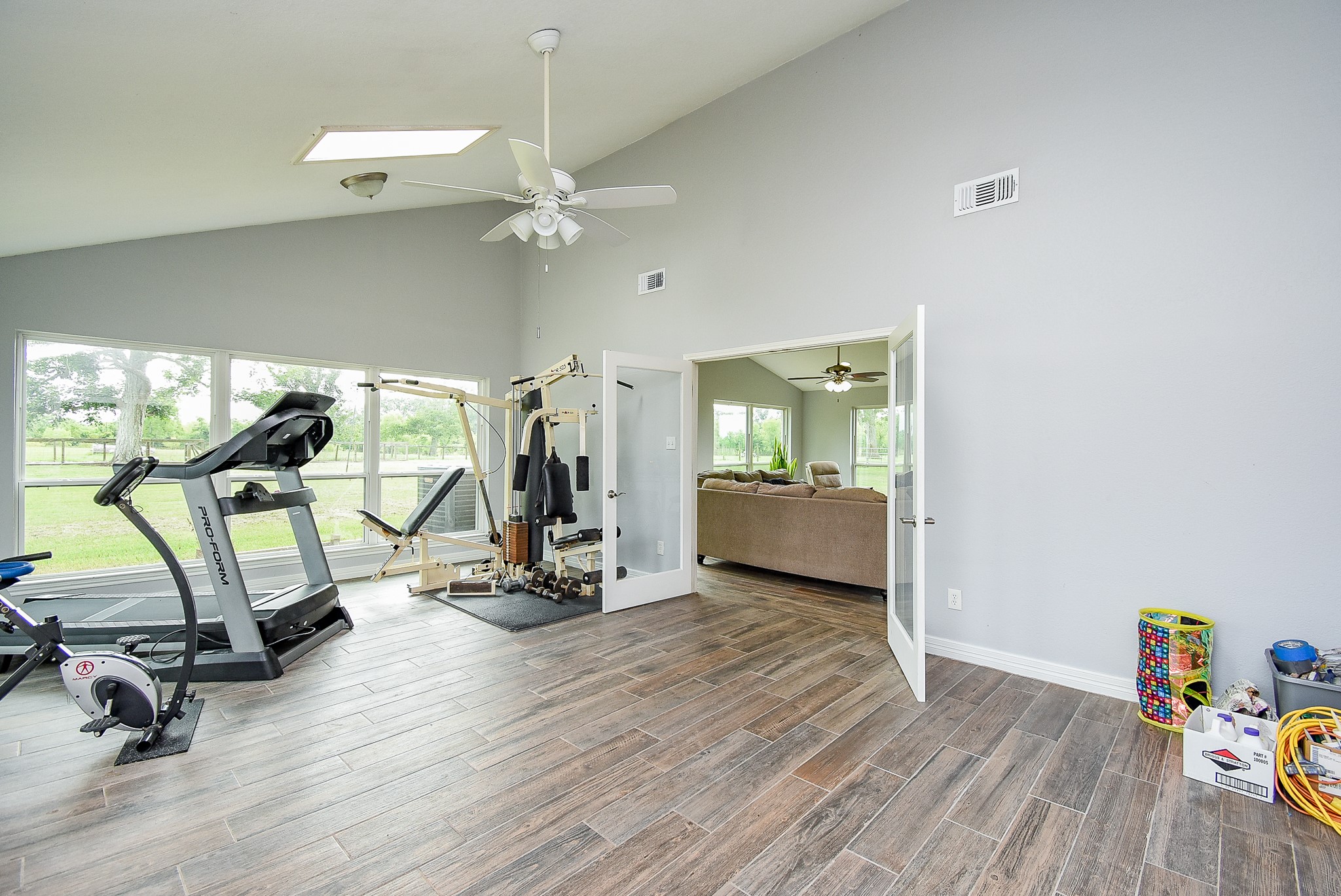 3818 County Road 36 Angleton, TX 77515 - Photo 19 of 49 a view of a room with gym equipment