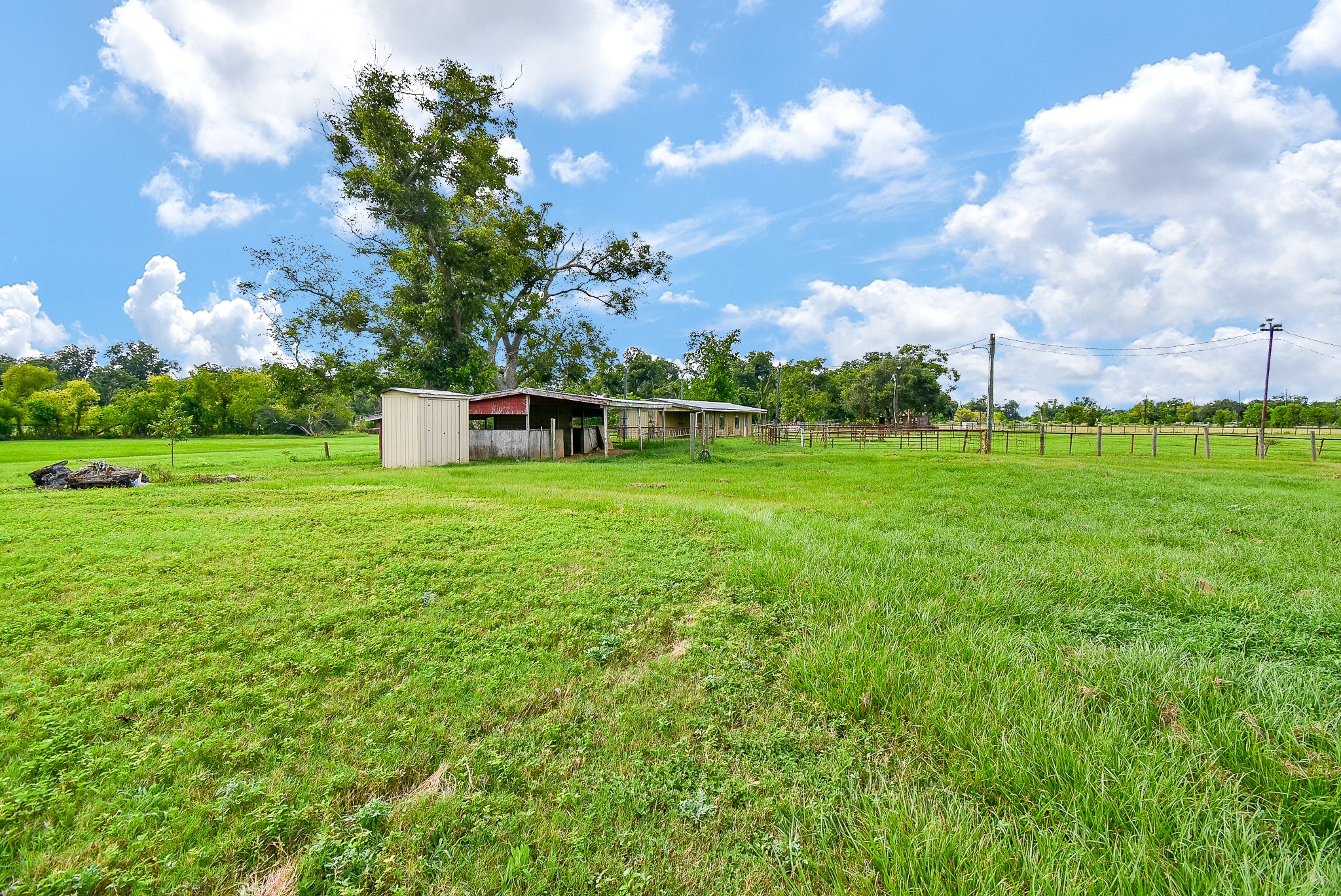 3818 County Road 36 Angleton, TX 77515 - Photo 44 of 49 a view of a house with a big yard
