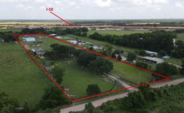 an aerial view of a football ground