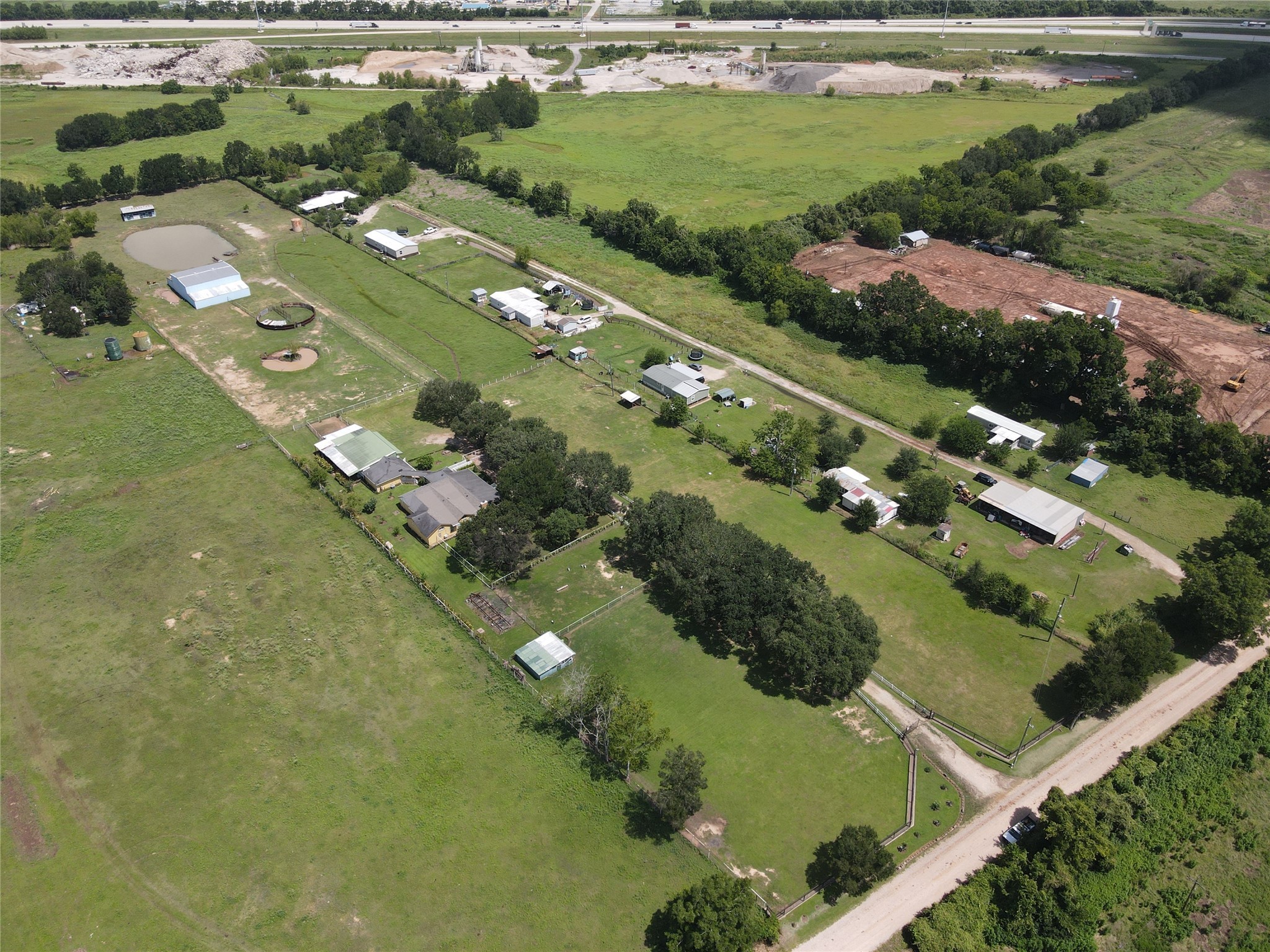 37110 Donigan Road Brookshire, TX 77423 - Photo 3 of 43 an aerial view of a residential houses with outdoor space and street view