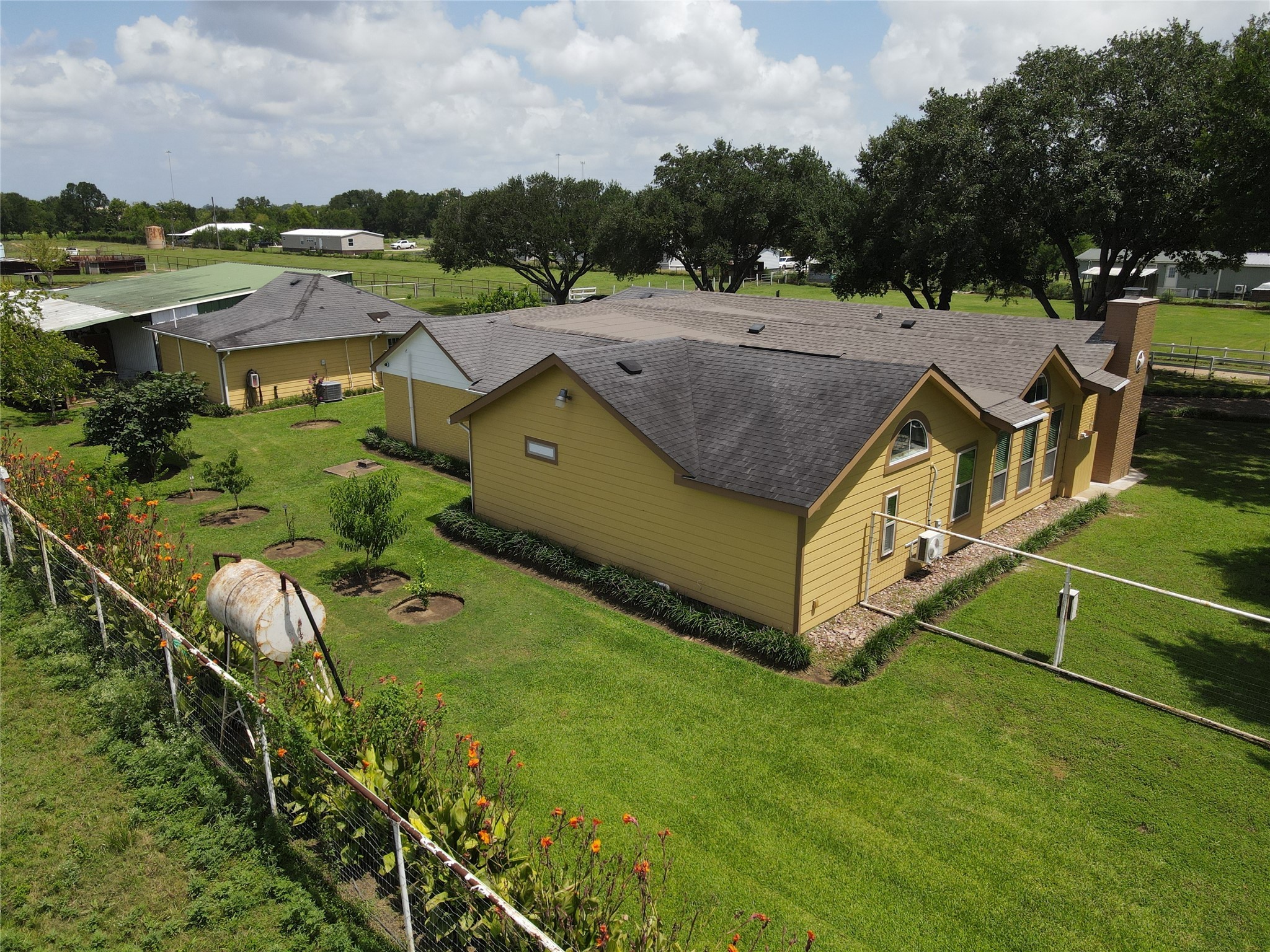 37110 Donigan Road Brookshire, TX 77423 - Photo 10 of 43 an aerial view of a house with a garden
