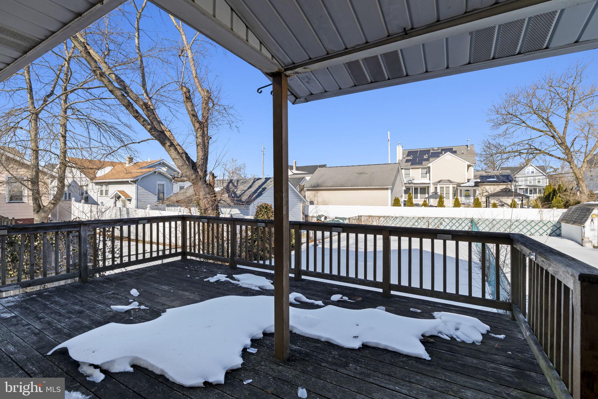 500 Arndt Avenue Riverside, NJ 08075 - Photo 22 of 27 a view of a chair in wooden deck