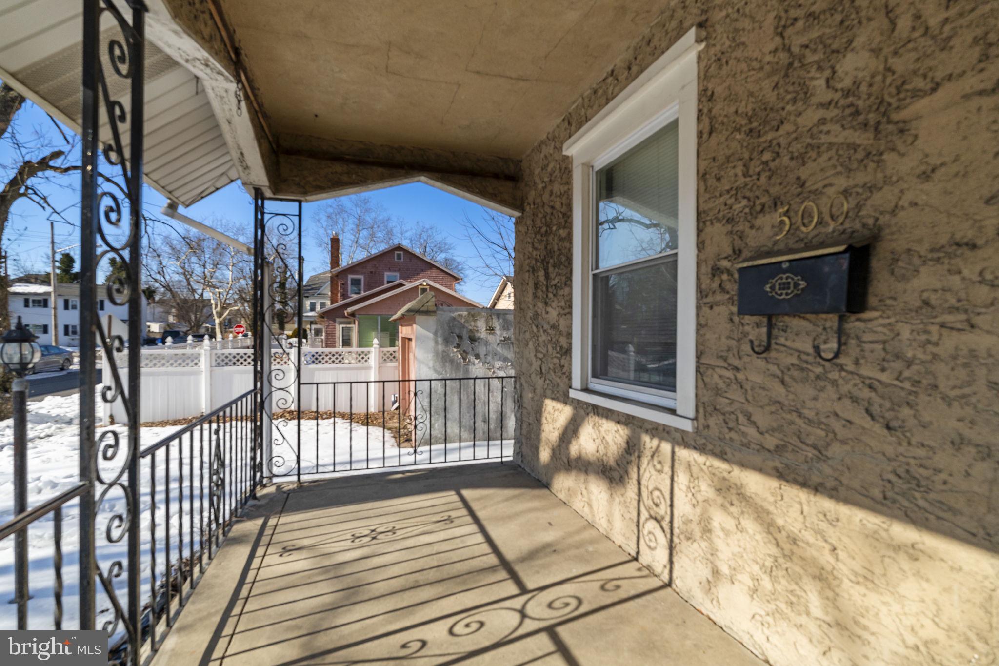 500 Arndt Avenue Riverside, NJ 08075 - Photo 3 of 27 a view of a balcony with a potted plant