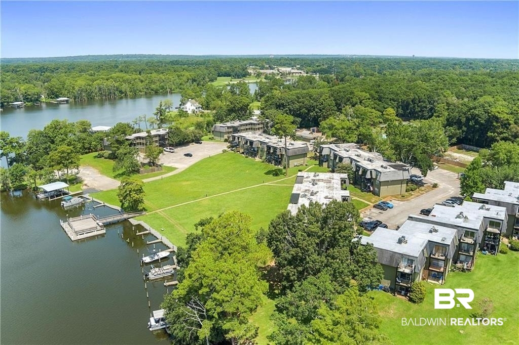 239 Riverbend Drive, Unit 239 Mobile, AL 36605 - Photo 20 of 26 Birds eye view of property with a water view