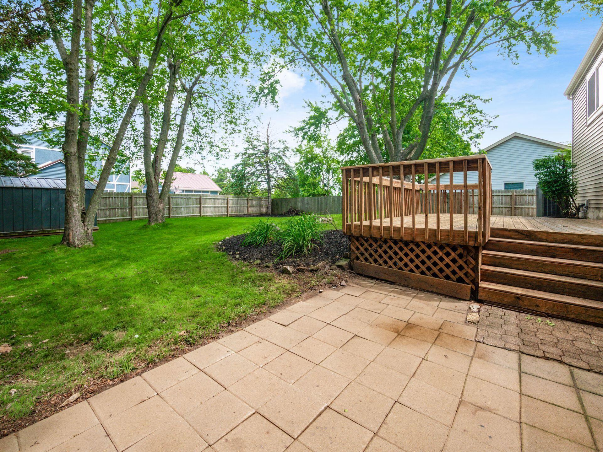 5264 Davidson Road Hilliard, OH 43026 - Photo 43 of 56 Patio and Deck for lots of outdoor entertaining and enjoyment!