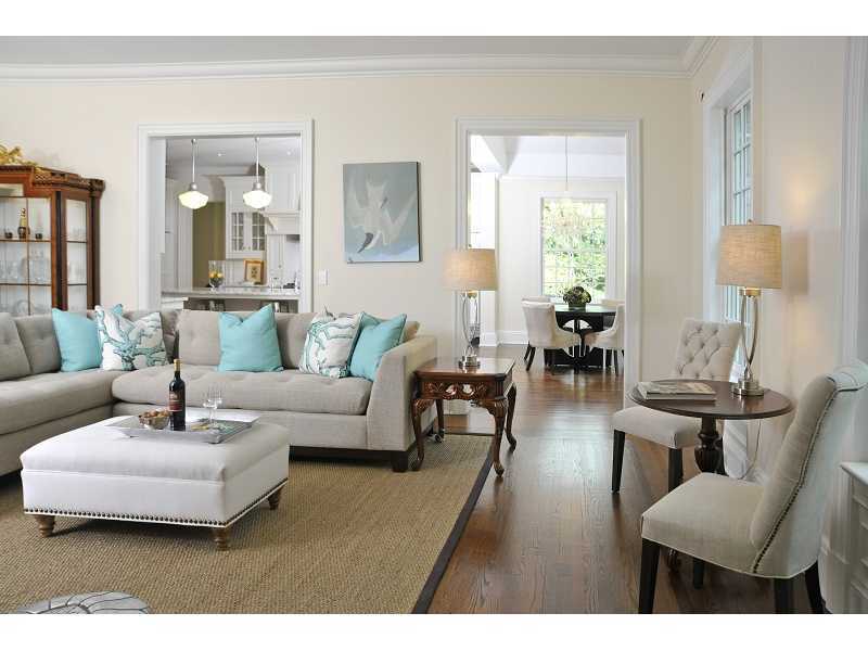 47 Round Hill Road Greenwich, CT 06831 - Photo 12 of 22 a living room with furniture and a wooden floor