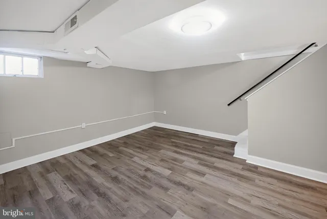 wooden floor in an empty room