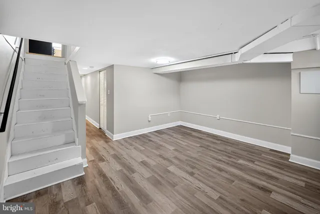 wooden floor in an empty room