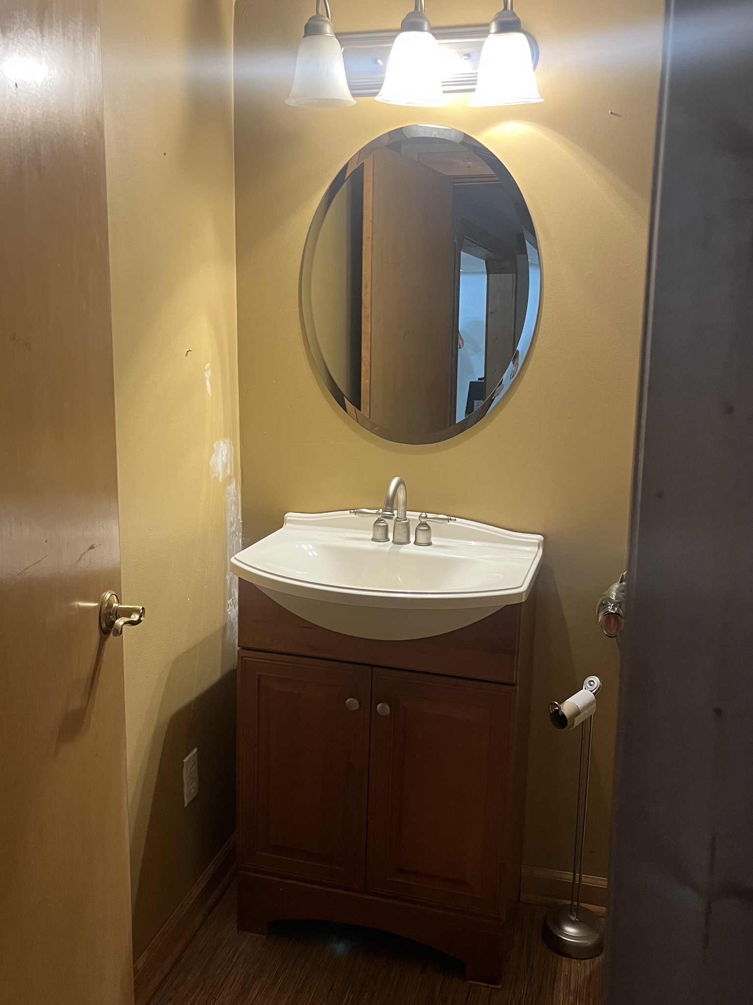 535 Gladeville Road Mount Juliet, TN 37122 - Photo 6 of 24 a bathroom with a sink and a mirror