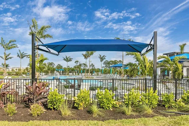 a front view of a building with street view