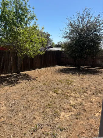 a backyard of a house