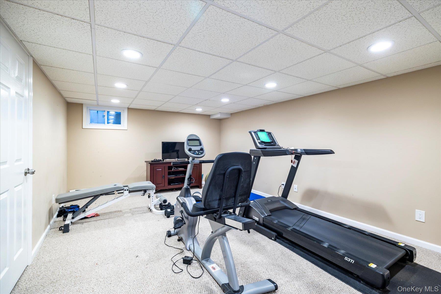 122 Pine Street Rockville Centre, NY 11570 - Photo 23 of 27 a room with furniture and gym equipment