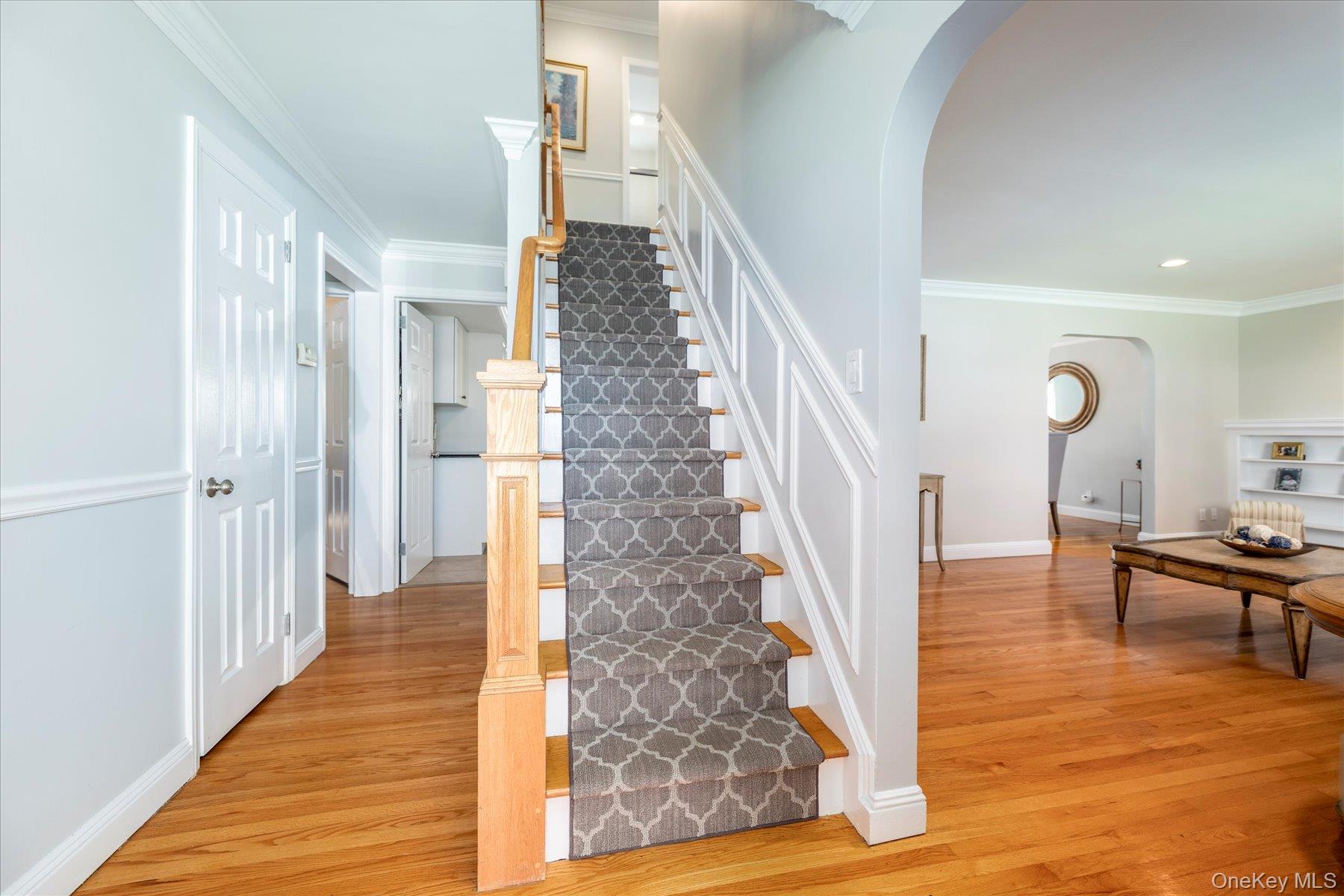 122 Pine Street Rockville Centre, NY 11570 - Photo 8 of 27 a view of entryway and hall with wooden floor