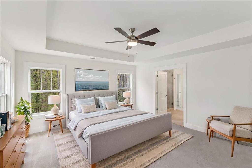 2637 Mills Bend Decatur, GA 30034 - Photo 8 of 14 a bedroom with a large bed and a window