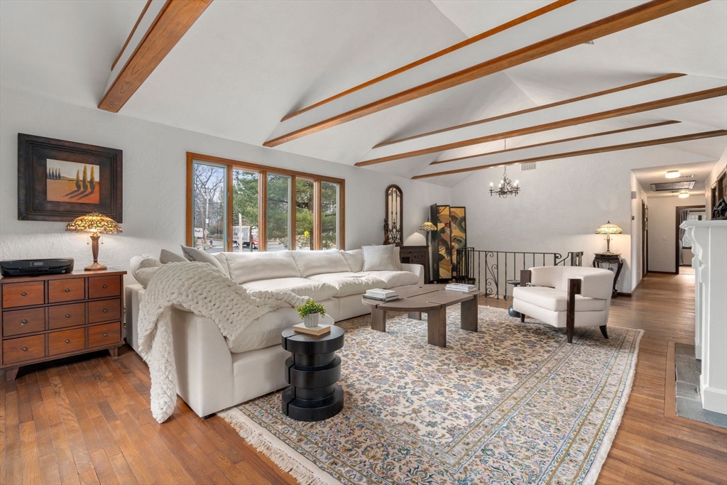 1640 Commonwealth Avenue Newton, MA 02465 - Photo 5 of 27 a living room with furniture and wooden floor