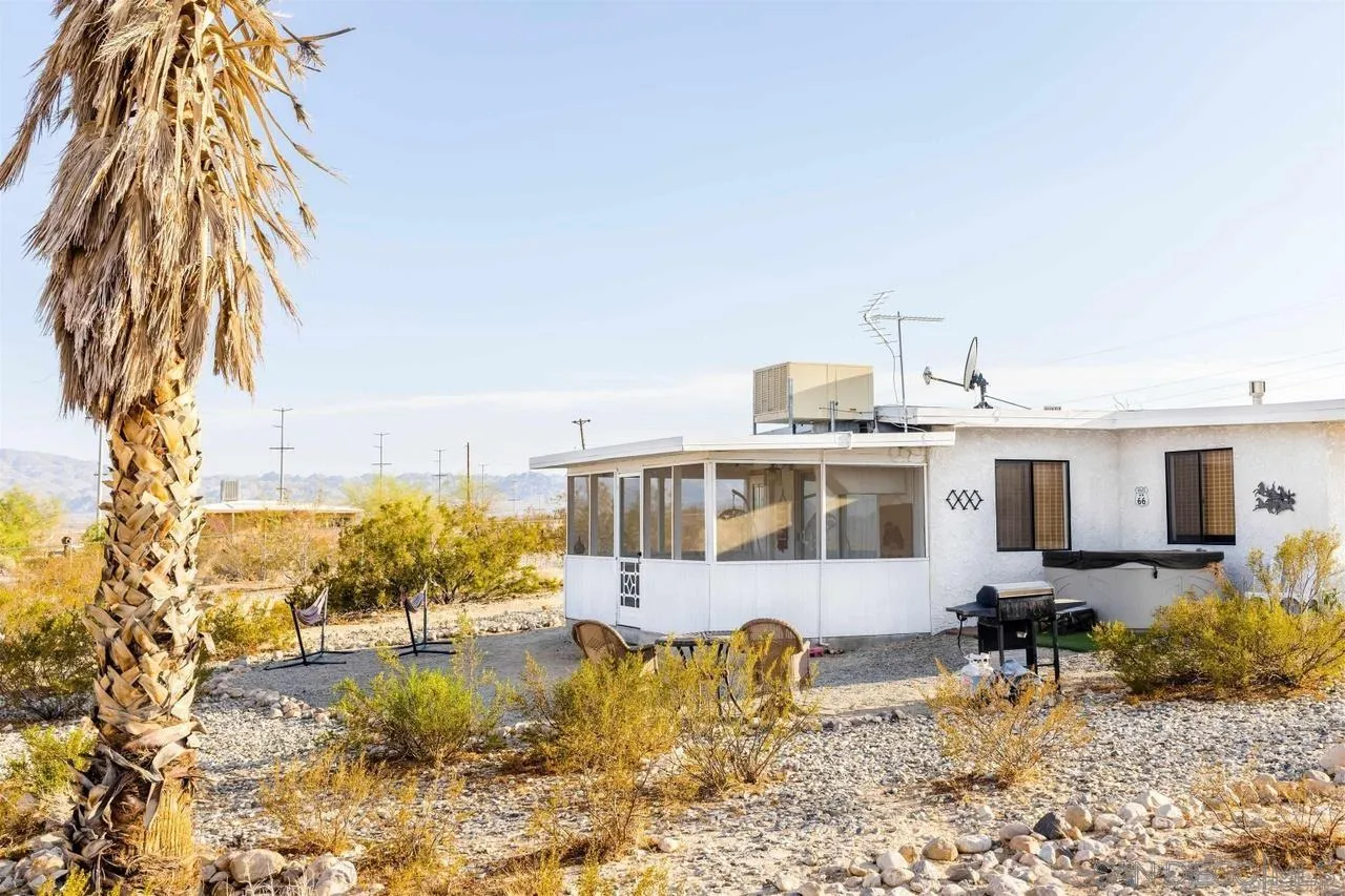 1195 Canyon Road Twentynine Palms, CA 92277 - Photo 18 of 26 a view of a house with a patio