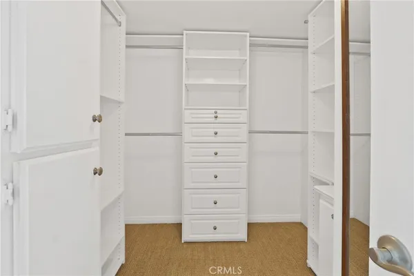a view of walk in closet