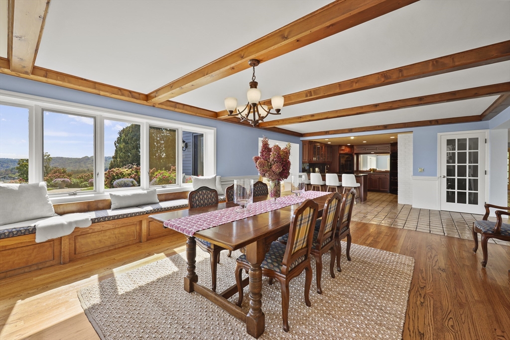 60 Old Cheshire Road Lanesborough, MA 01237 - Photo 15 of 42 a dining room with furniture and wooden floor