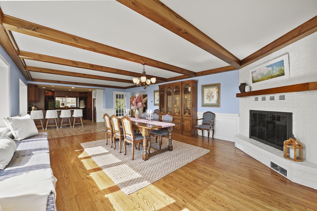 60 Old Cheshire Road Lanesborough, MA 01237 - Photo 17 of 42 a view of a dining room with furniture and chandelier