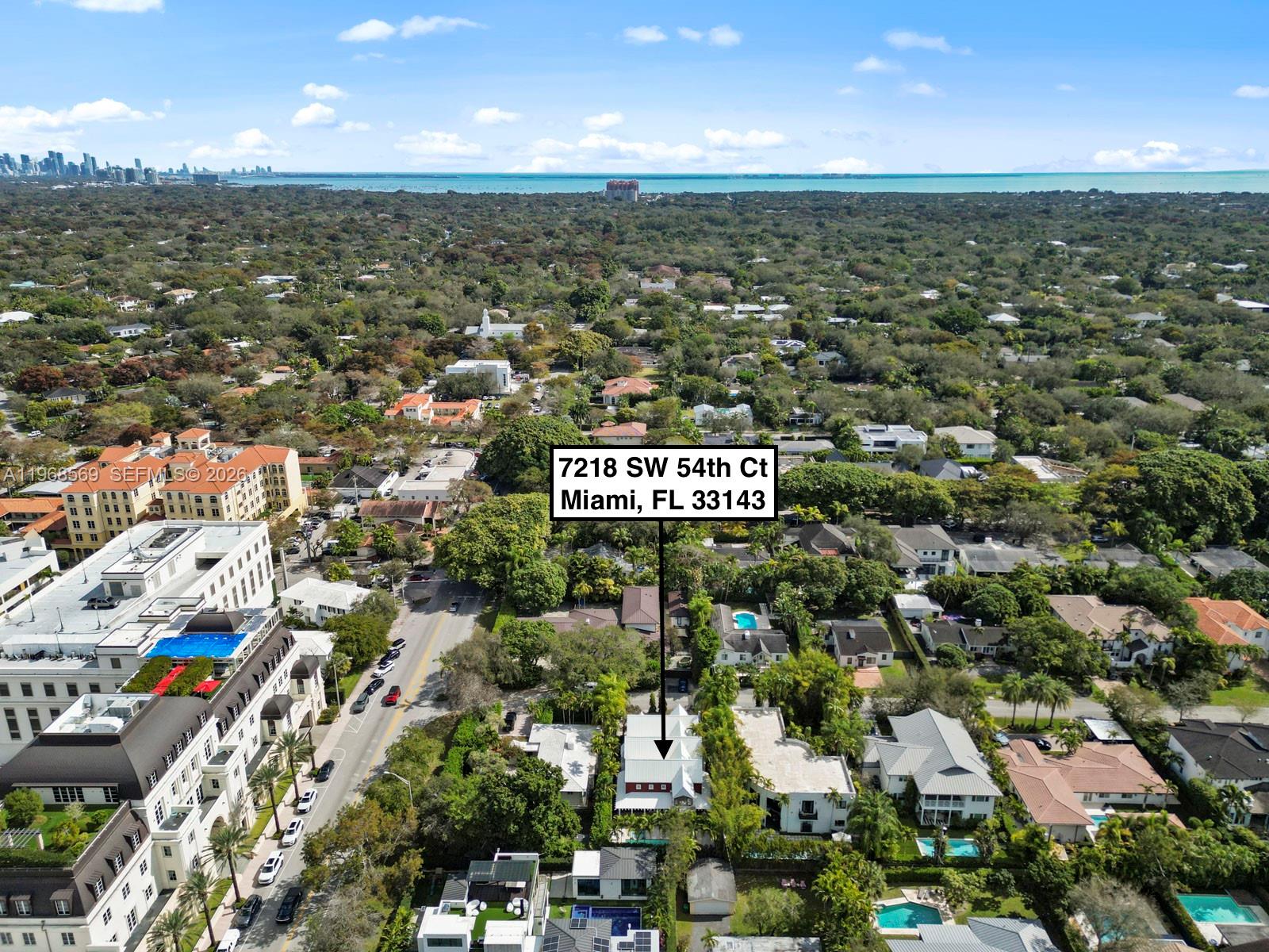 7218 Southwest 54th Court Miami, FL 33143 - Photo 47 of 47 an aerial view of residential building with green space