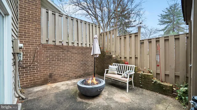a view of outdoor space and deck kitchen