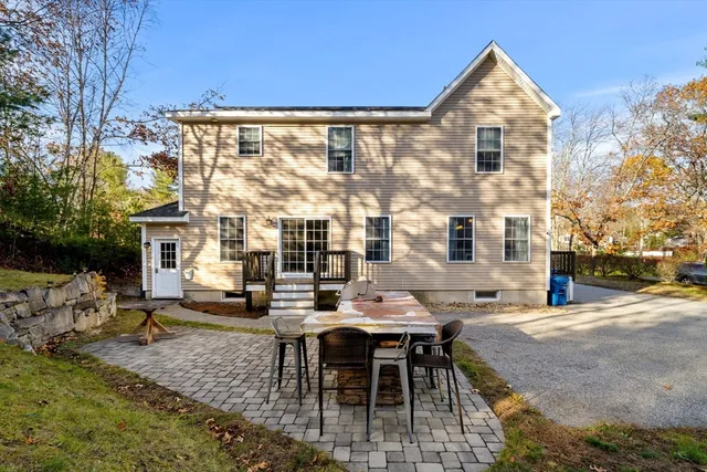 a view of a outdoor space with a patio