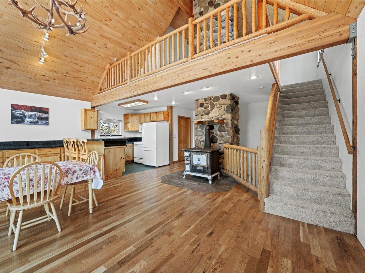 55 Valley View Road Ridgway, CO 81432 - Photo 10 of 39 a view of a livingroom with furniture and stairs