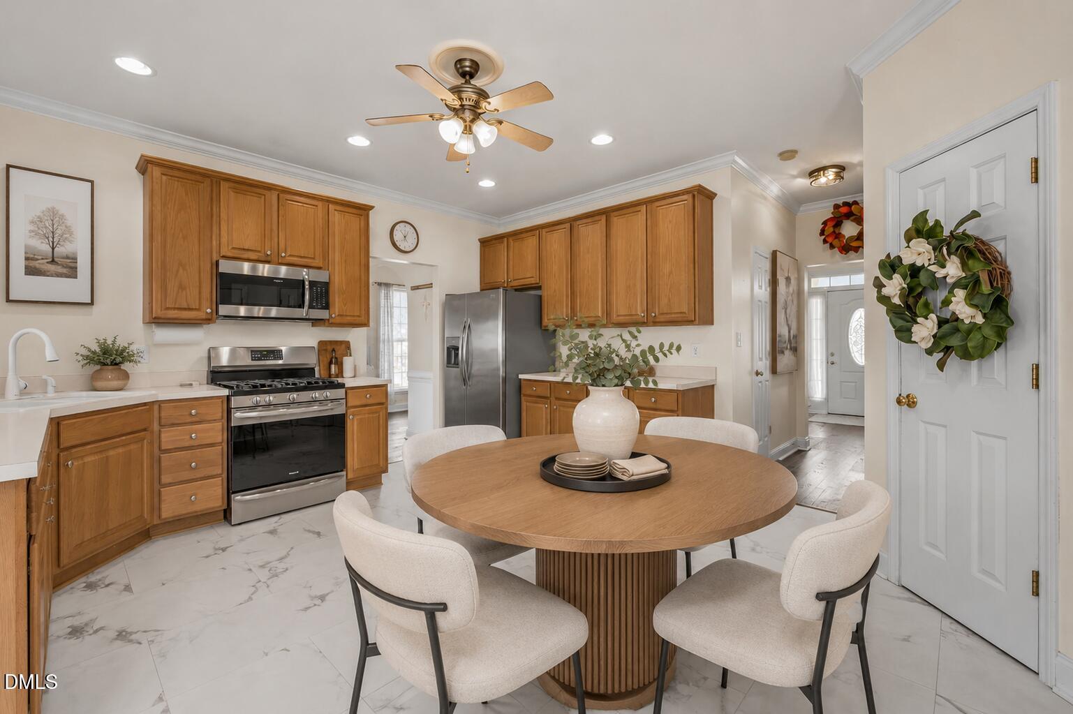 51 Water Front Lane Timberlake, NC 27583 - Photo 2 of 29 a kitchen with a table and chairs in it