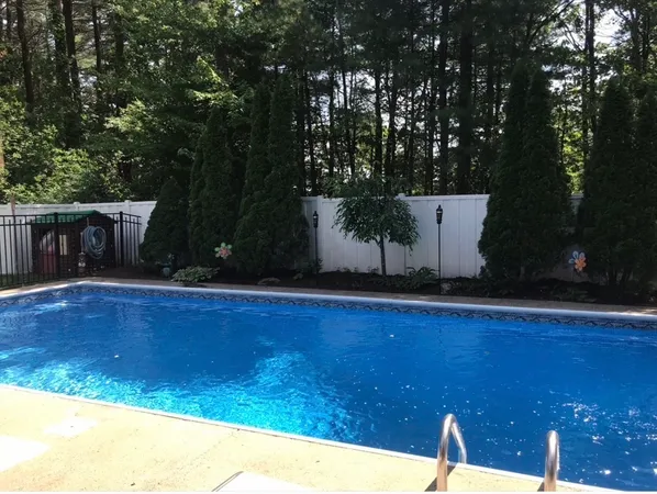 a view of a outdoor space with a patio